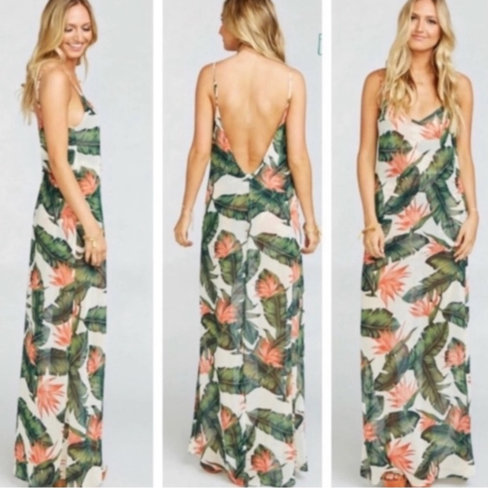 Show Me Your MuMu Montecito Paradise Found Maxi Dress Size SM